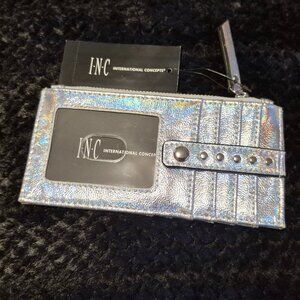 INC Silver Card Wallet